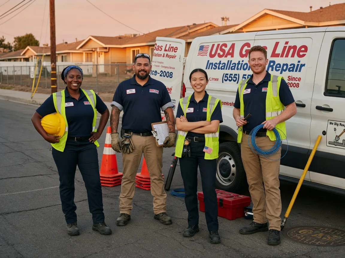 Gas Line Installation company in New Freeport, PA
